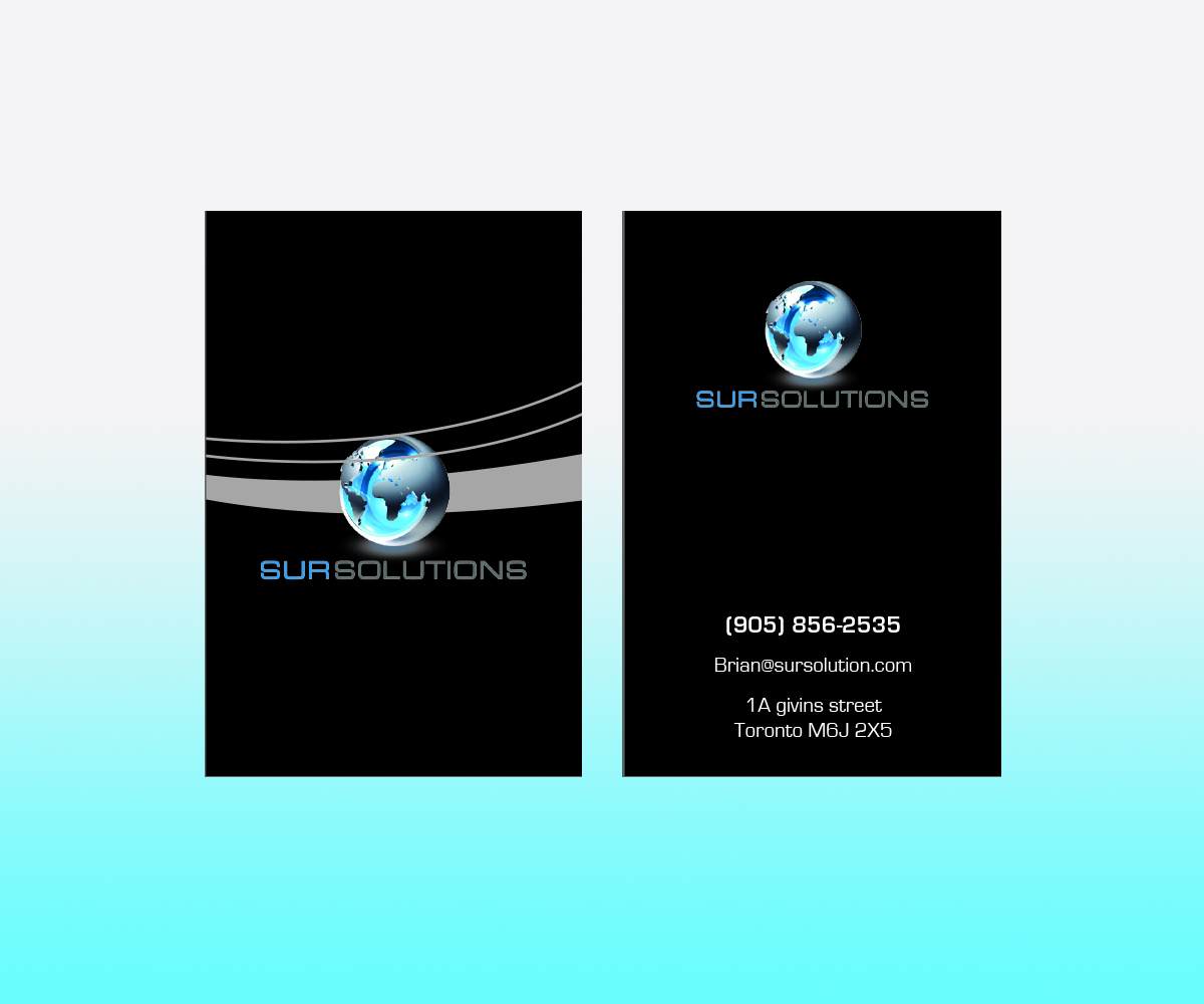Business Card Design by Imprintmg for Sur Solutions | Design #3636138