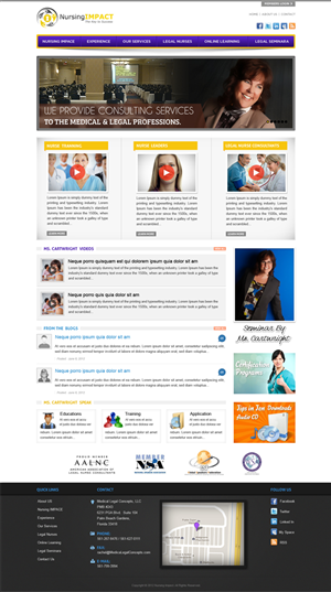 Wordpress Design by Mayank Patel for this project | Design: #914275
