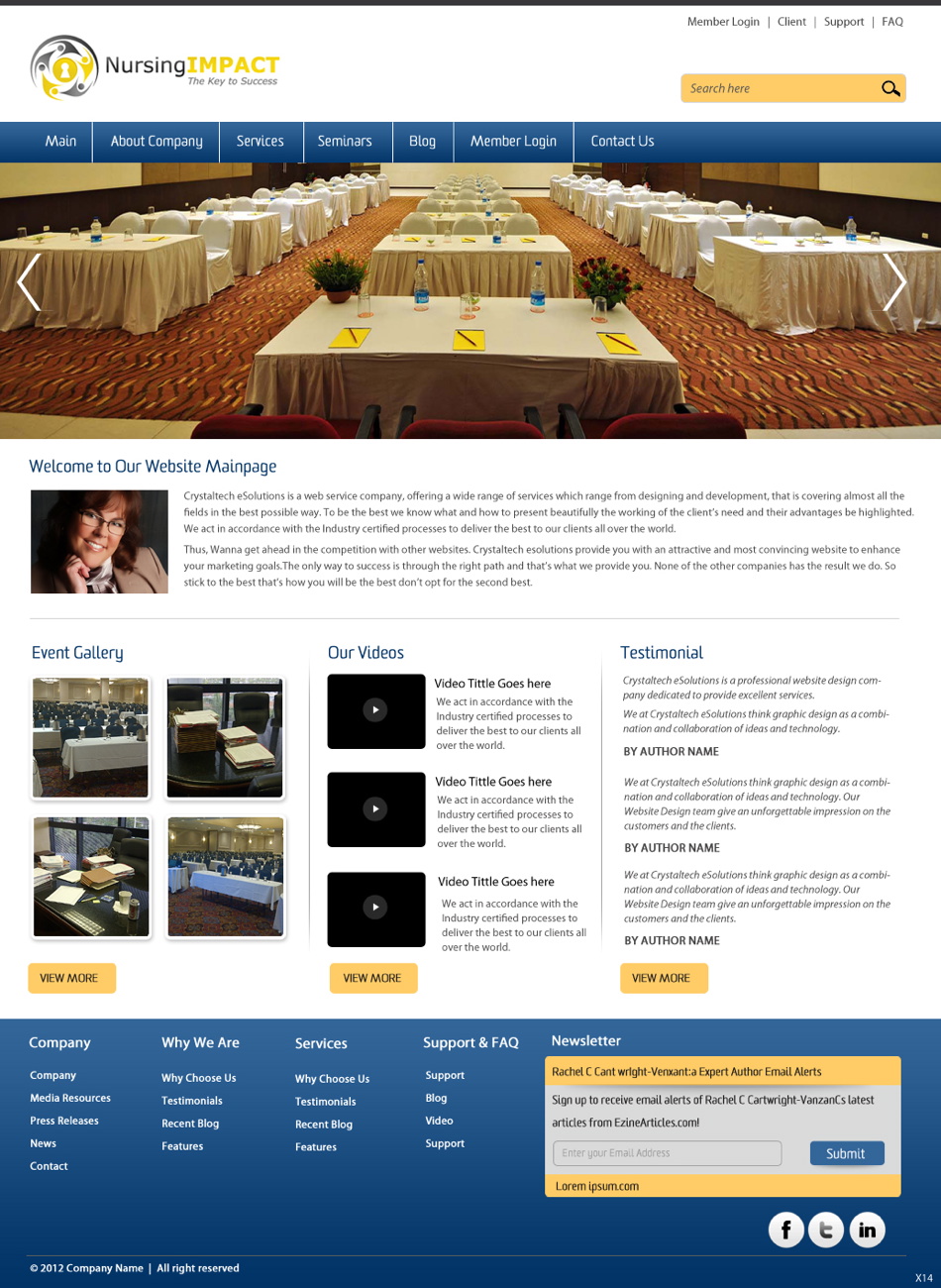 Wordpress Design by pb for this project | Design: #917388