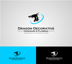Dragon Decorative Hardware & Plumbing | Logo Design by Atemolesky