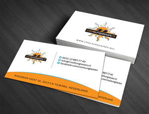 Business Card Design by  Artman for CoolSunglasses.nl | Design: #3659092