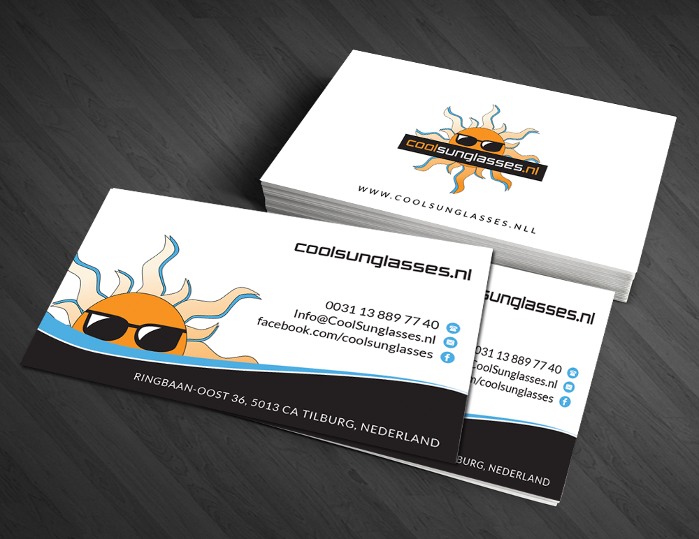 Diseño de Tarjeta de Presentación por  Artman para CoolSunglasses.nl | Diseño #3659100