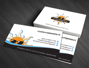 Diseño de Tarjeta de Presentación por  Artman para CoolSunglasses.nl | Diseño #3659100