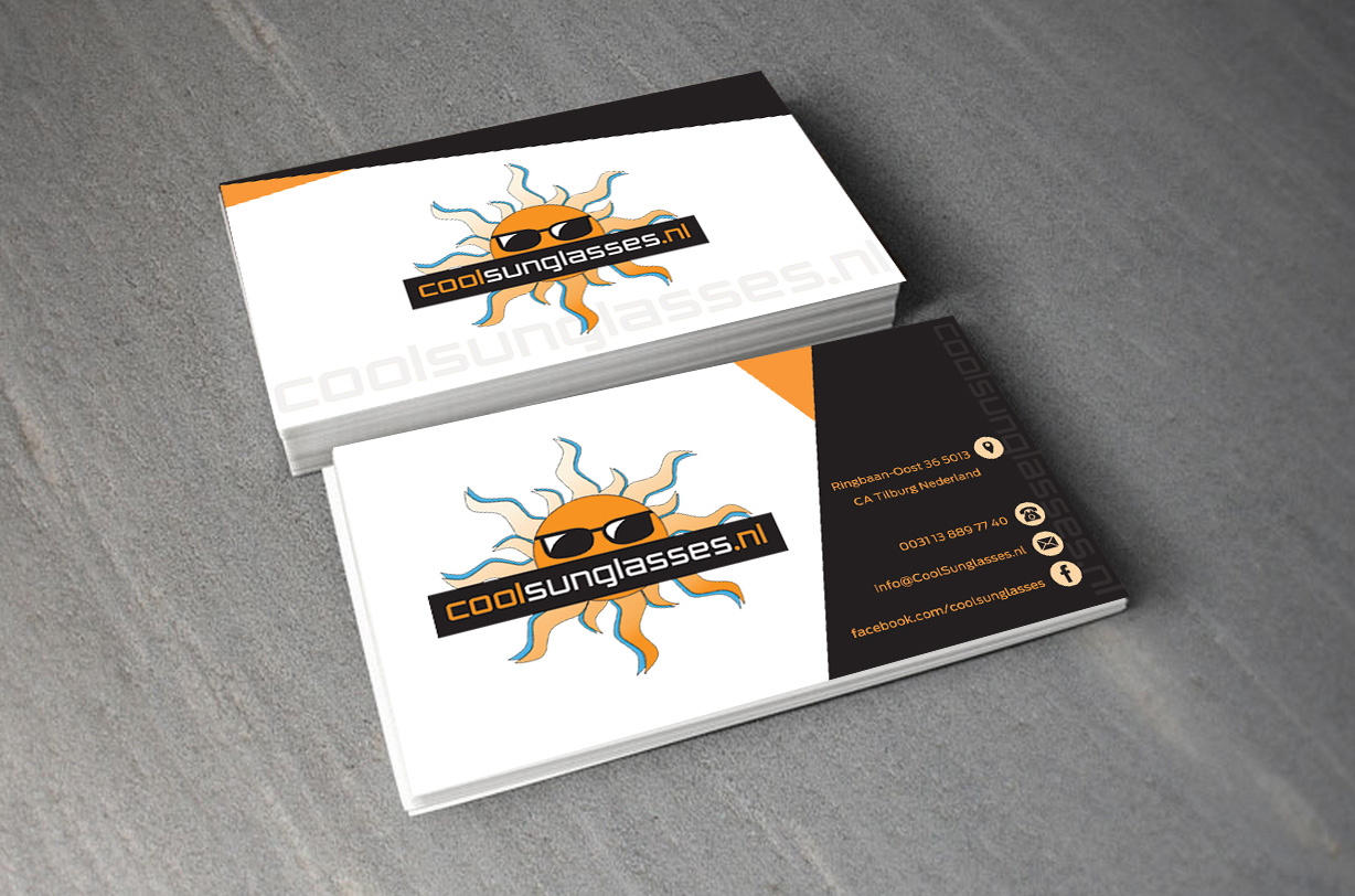 Business Card Design by Creative dreams for CoolSunglasses.nl | Design #3661068