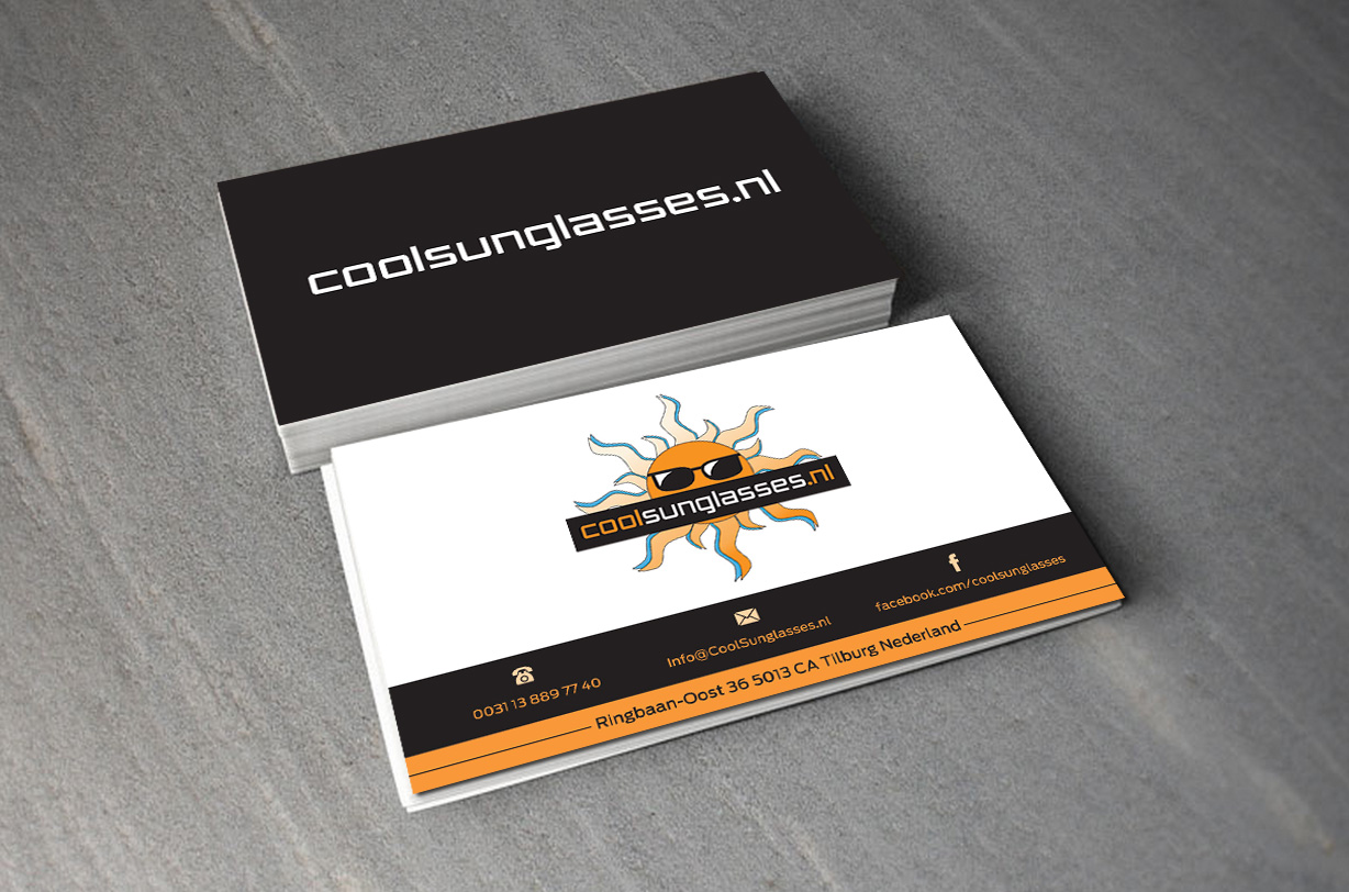 Business Card Design by Creative dreams for CoolSunglasses.nl | Design #3661072