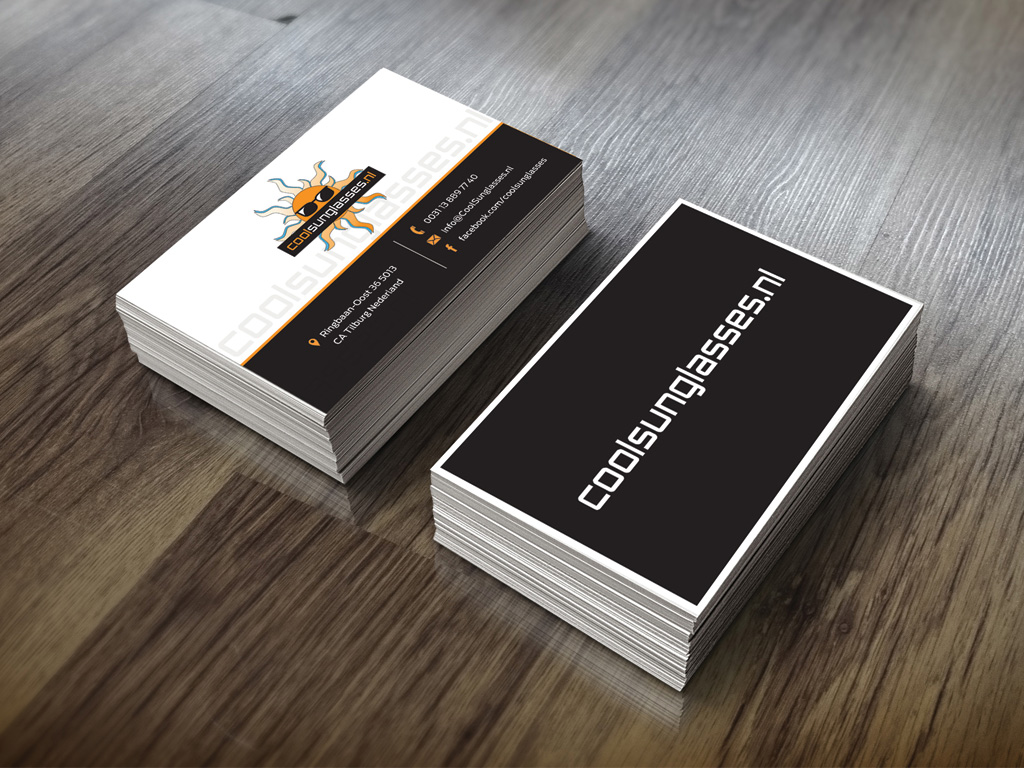Business Card Design by Creative dreams for CoolSunglasses.nl | Design #3661105