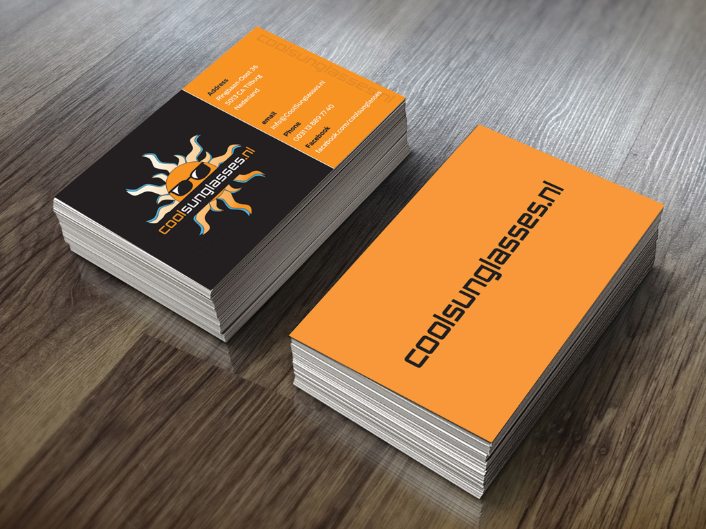 Business Card Design by Creative dreams for CoolSunglasses.nl | Design #3661107