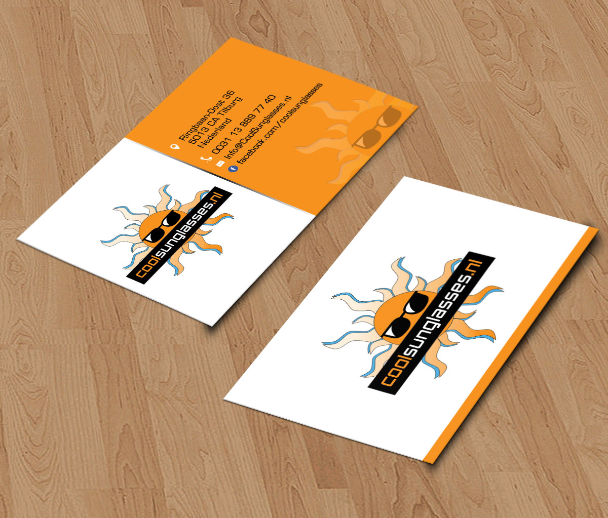 Business Card Design by Mulugeta for CoolSunglasses.nl | Design #3664765
