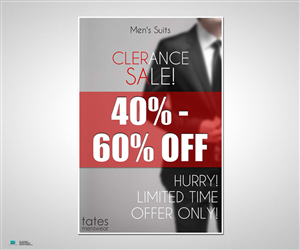 40%-60% off | Poster-Design von Aurelio III