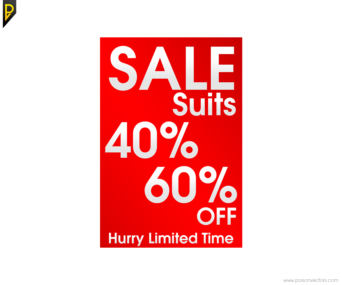 Poster Design by poisonvectors for Tates Menswear | Design #3630506