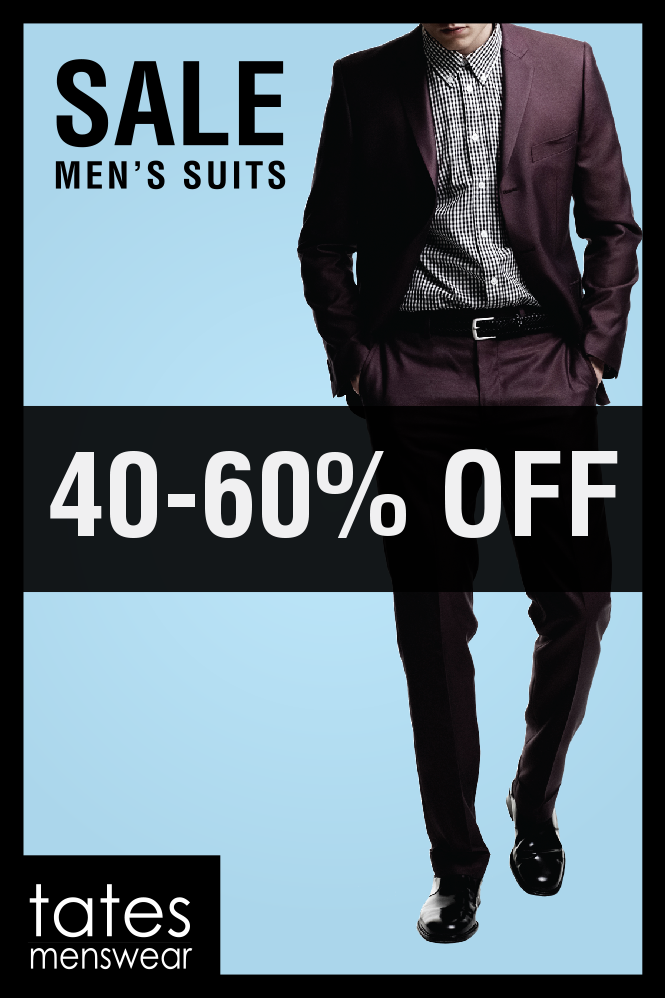 Poster Design by Franco Bermúdez for Tates Menswear | Design #3624759