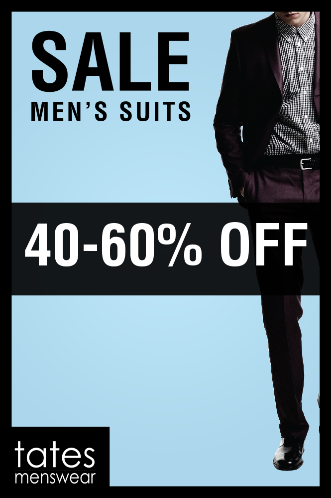 Poster Design by Franco Bermúdez for Tates Menswear | Design #3624763