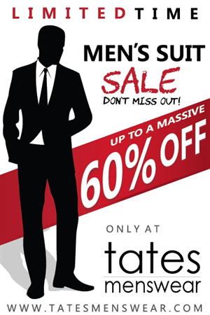 Poster-Design von i Design für Tates Menswear | Design #3644659