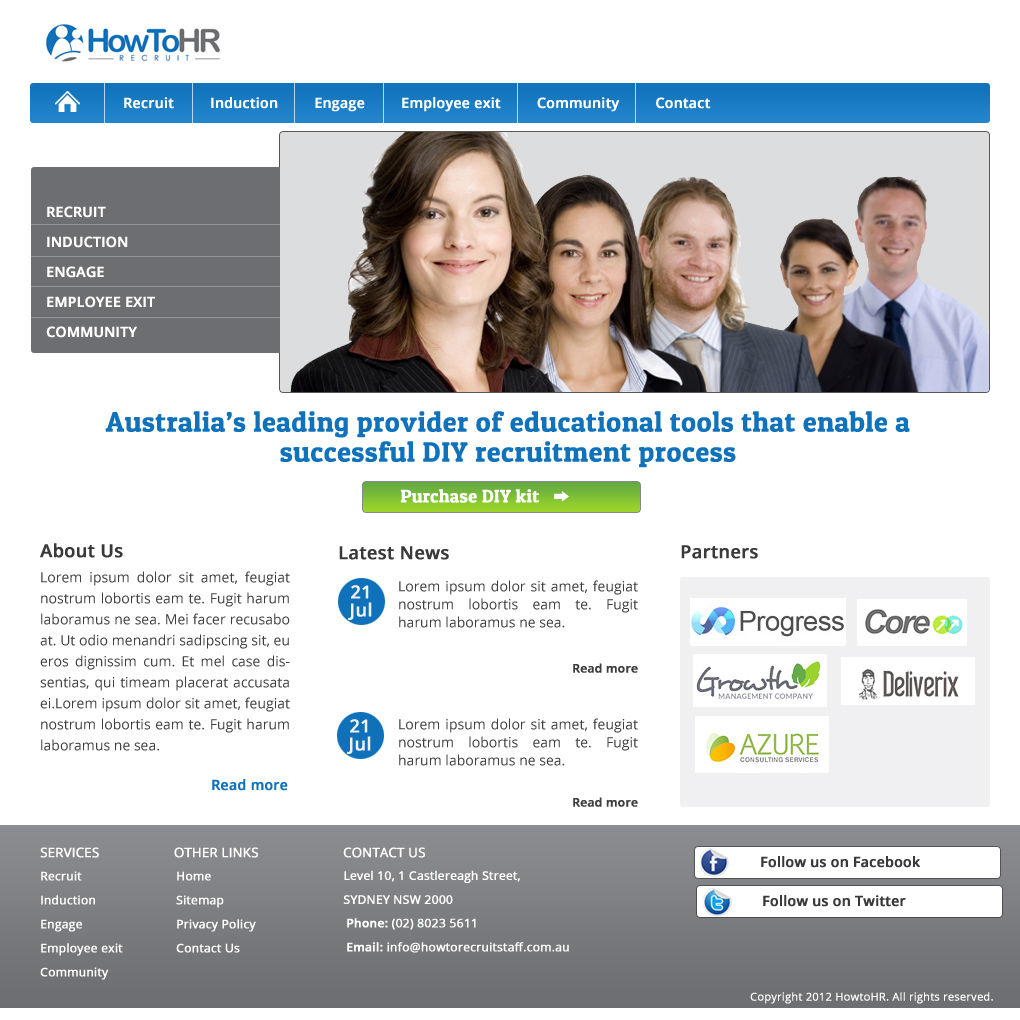 Web Design by Hetal  for this project | Design #917715