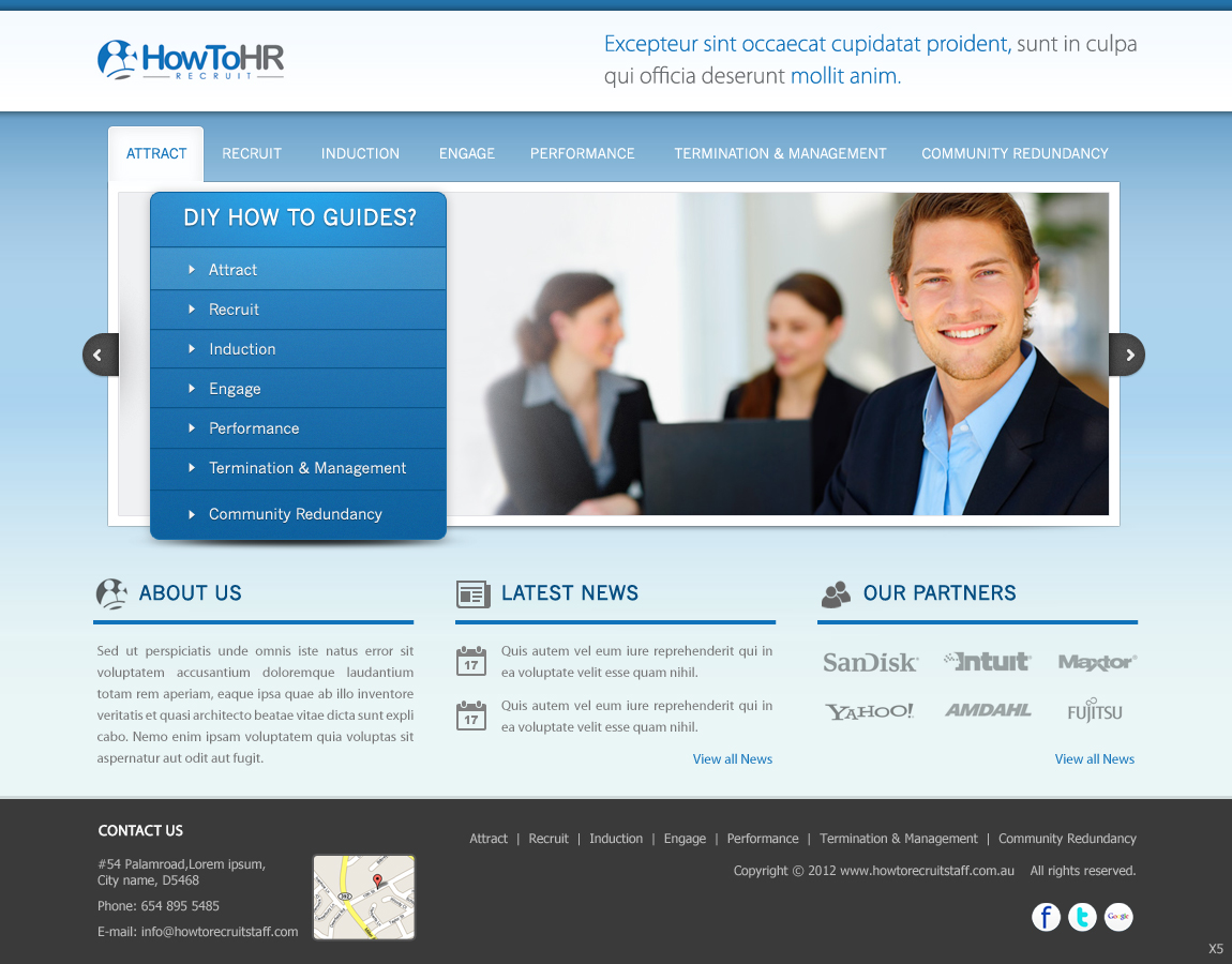 Web Design par pb pour ce projet | Design #910739