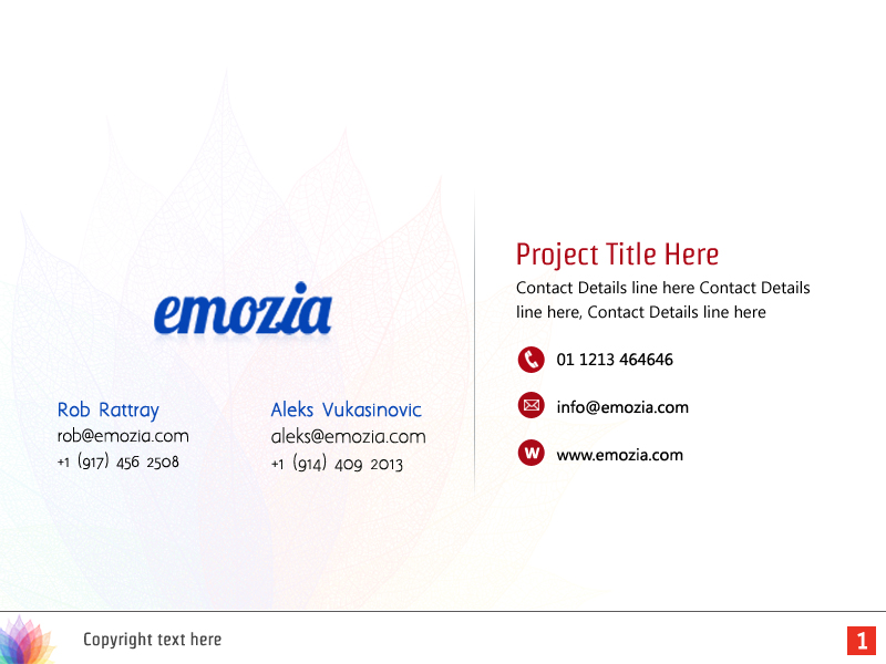 Diseño de PowerPoint por Best Design Hub para emozia | Diseño #3633399