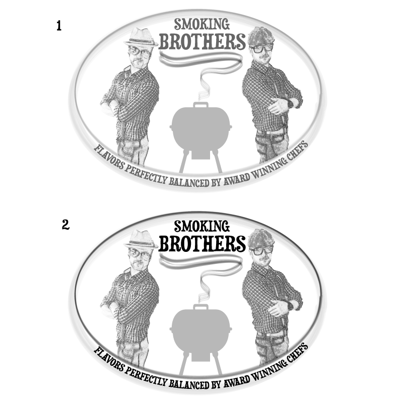 Diseño de Logo por Graphica27 para Smoking Brothers Catering | Diseño #3634364