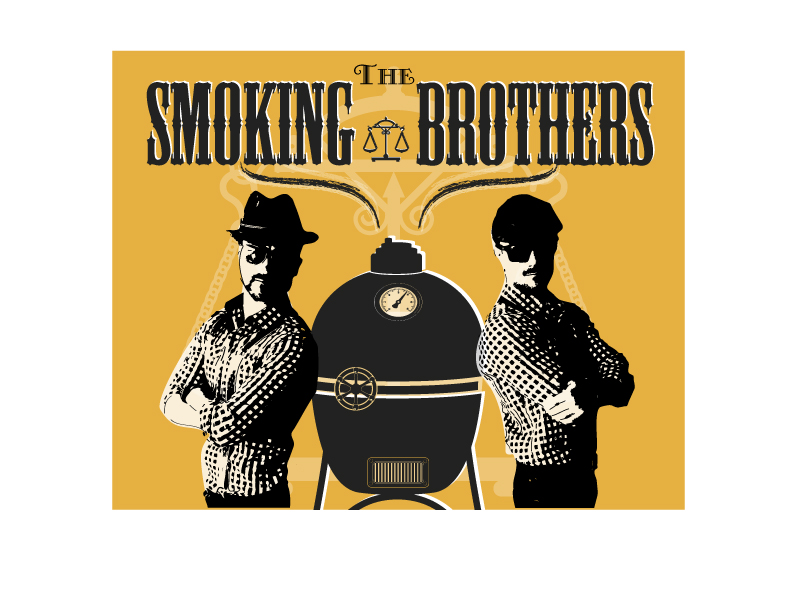 Logo Design by Xandra for Smoking Brothers Catering | Design #3627583