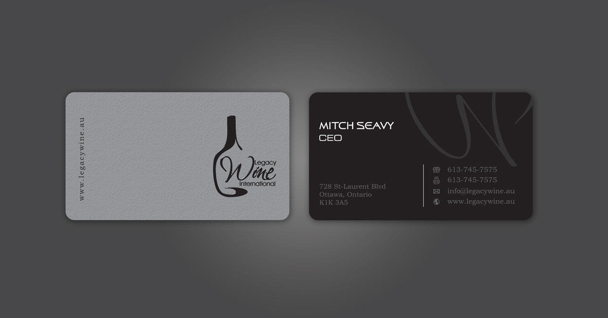 Design de Papeterie par Biswajit pour Legacy Wine International | Design #916476