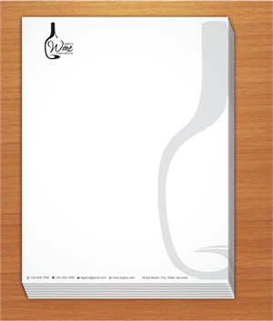 Design de Papeterie par Sbss pour Legacy Wine International | Design : #912736