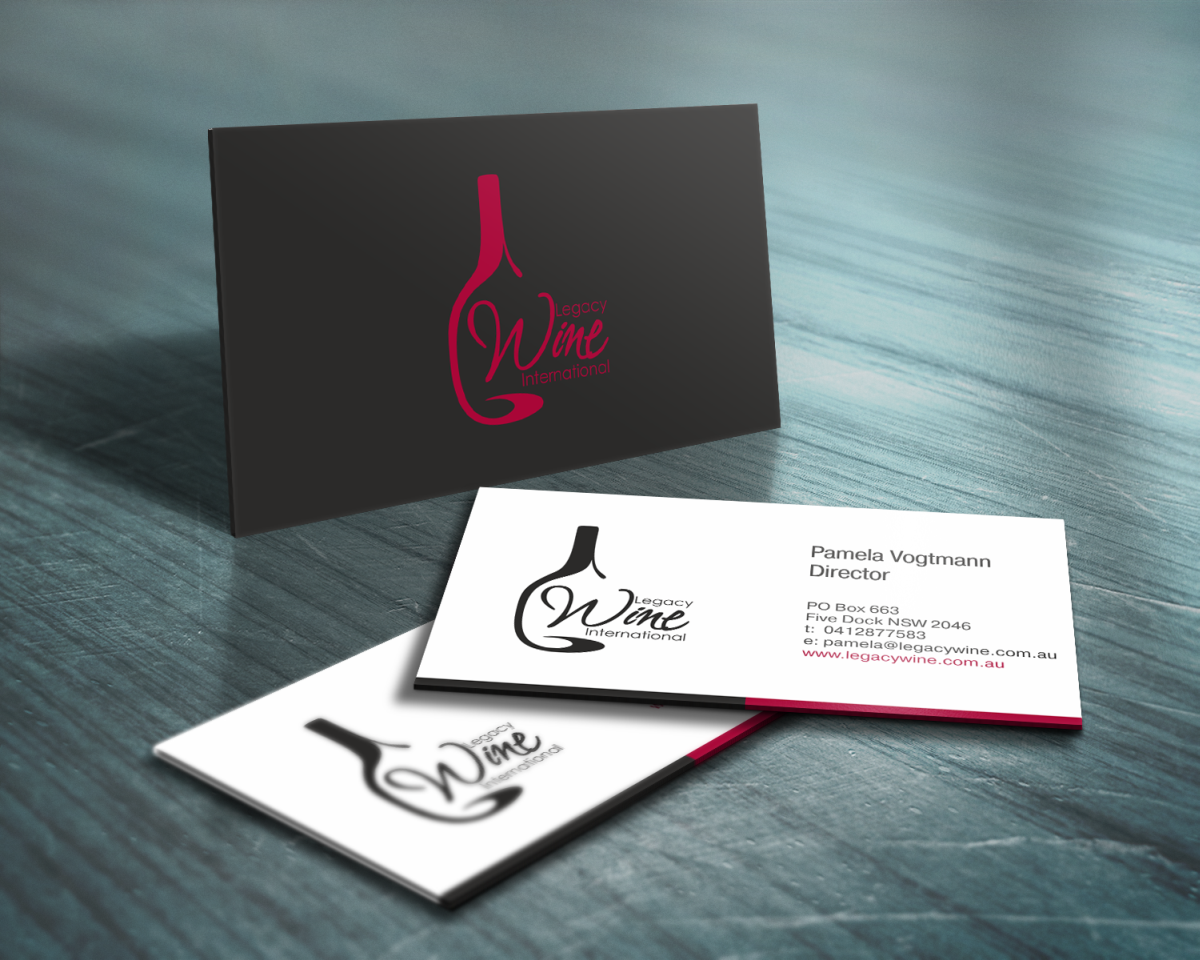 Stationery Design by HYPdesign for Legacy Wine International | Design #914551