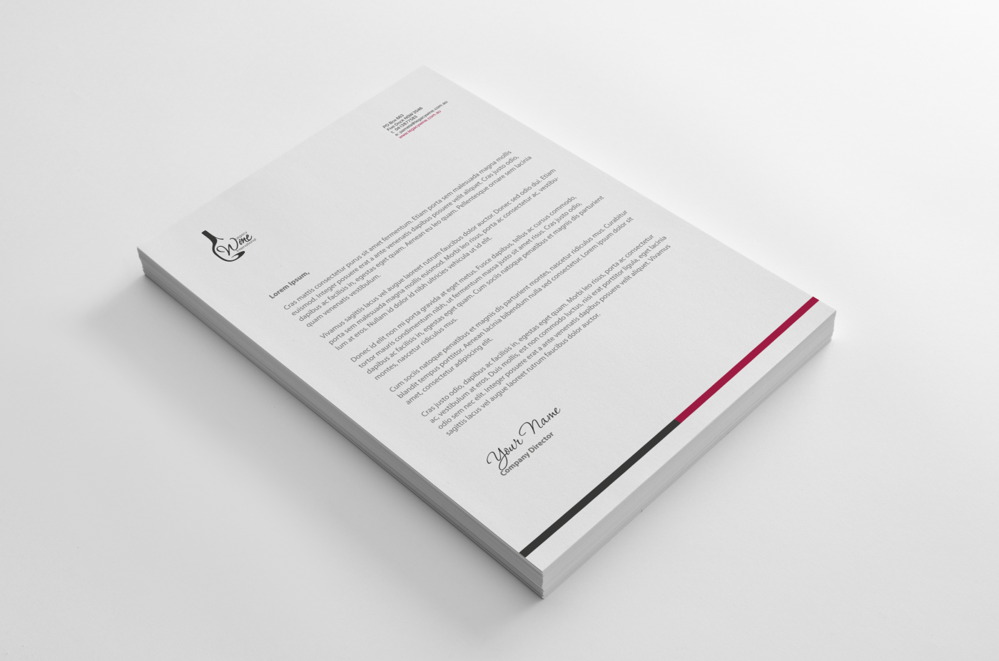 Design de Papeterie par HYPdesign pour Legacy Wine International | Design #914552