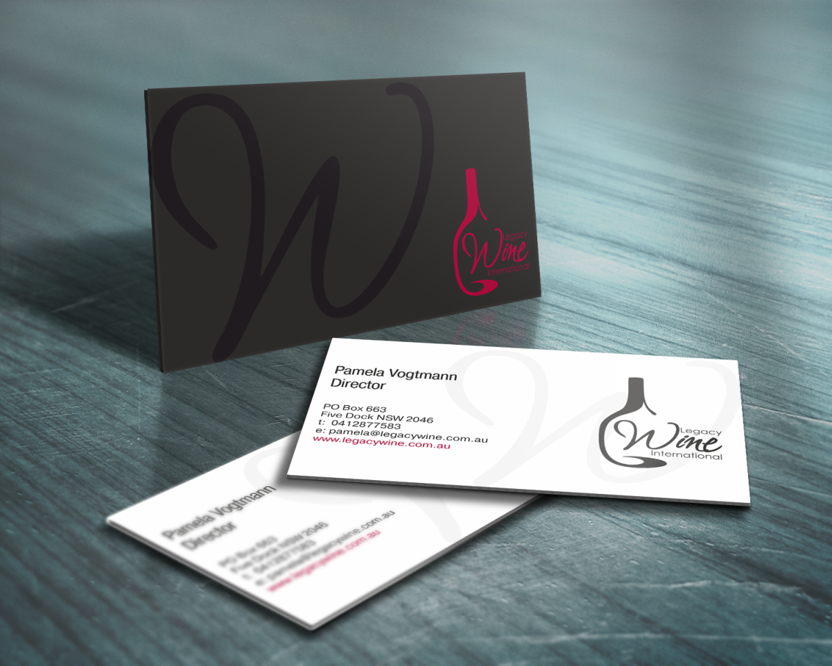 Design de Papeterie par HYPdesign pour Legacy Wine International | Design : #914553