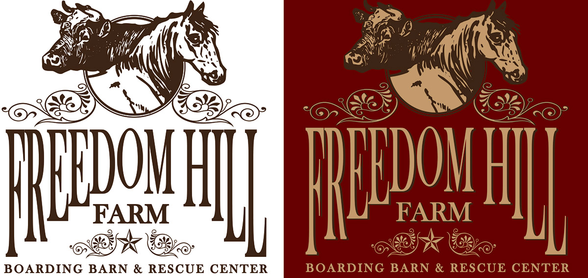 Diseño de Logo por Perrygraphics para Freedom Hill Farm and Rescue | Diseño #3684654