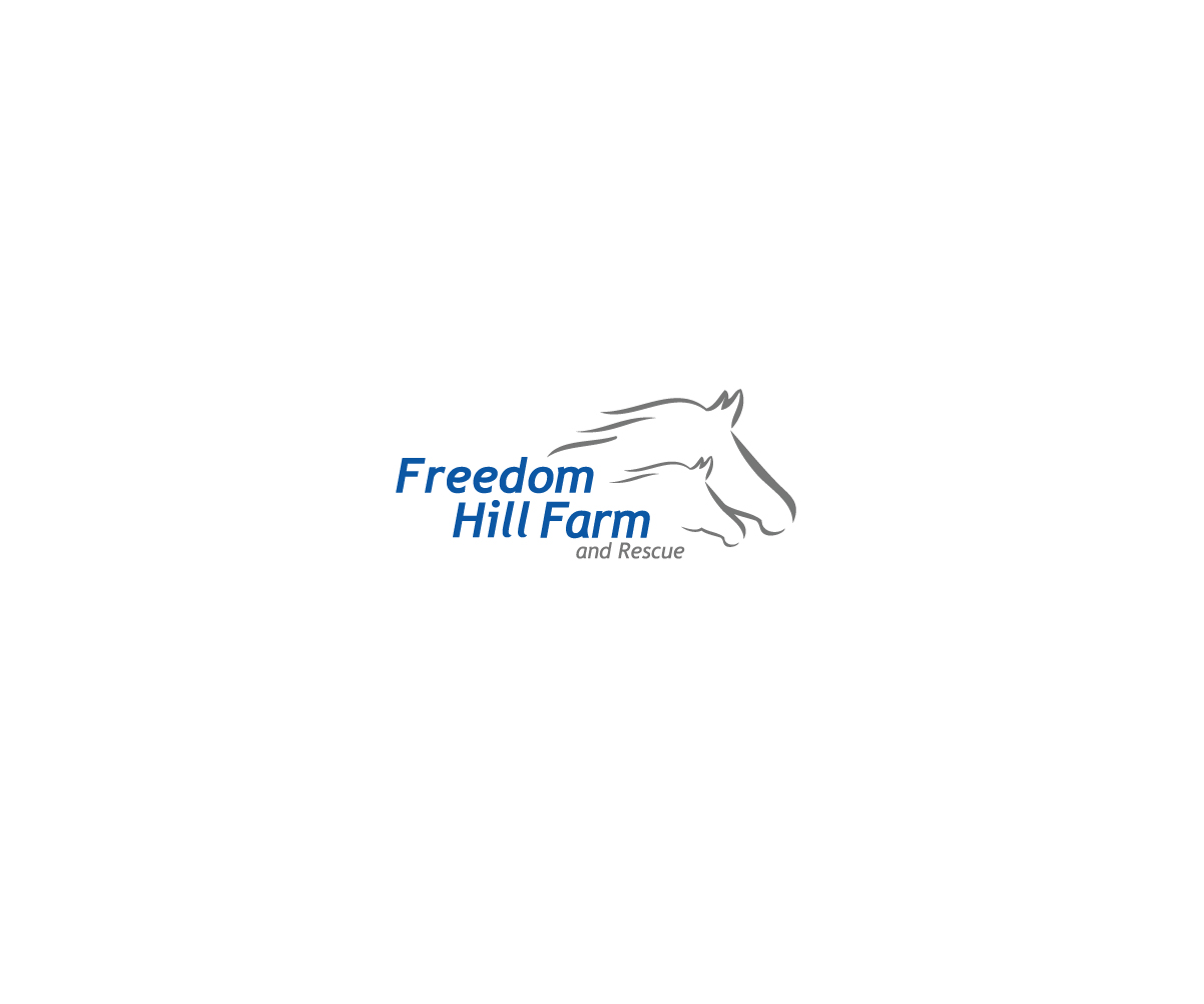Diseño de Logo por ergo™ para Freedom Hill Farm and Rescue | Diseño #3635814