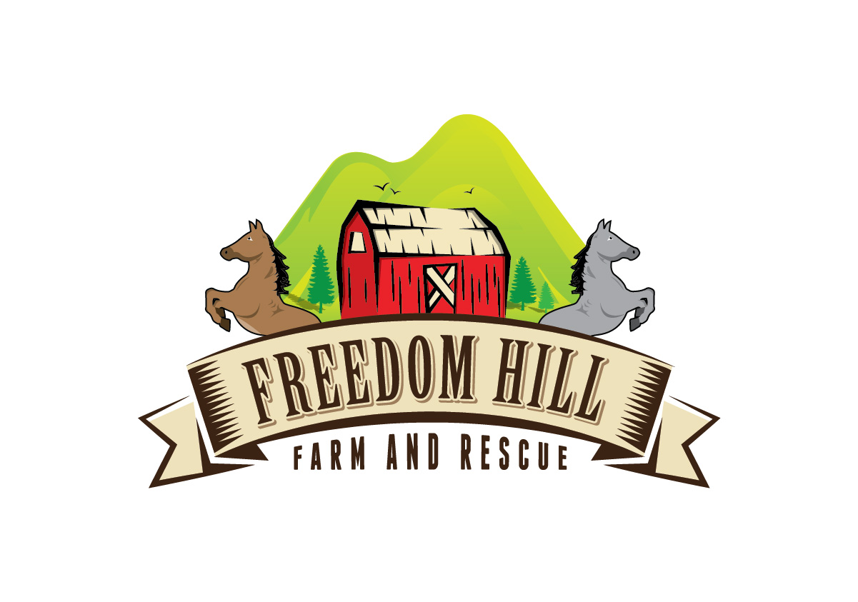 Logo-Design von TechWise für Freedom Hill Farm and Rescue | Design #3649065