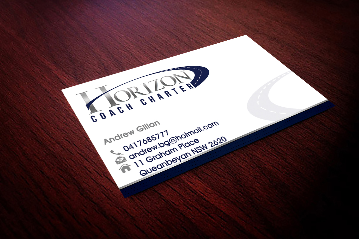 Design de Carte de Visite par Hardcore Design pour Horizon Coach Charter | Design #3687219