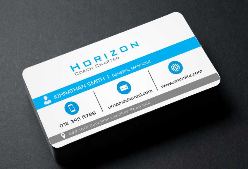 Business Card Design by AwsomeD for Horizon Coach Charter | Design #3635502