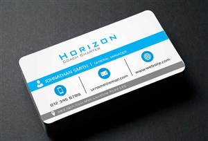 Design de Carte de Visite par AwsomeD pour Horizon Coach Charter | Design : #3635502
