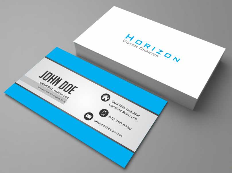 Business Card Design by AwsomeD for Horizon Coach Charter | Design #3635504