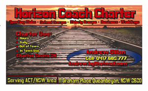 Design de Carte de Visite par HK Grafix pour Horizon Coach Charter | Design : #3641759