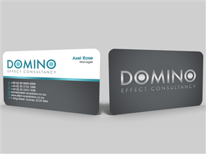 Business Card Design by Hardcore Design for Domino Effect Consultancy | Design: #3631895