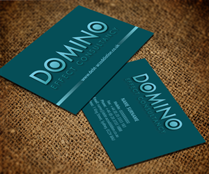 Business Card Design by Sarah Haroon for Domino Effect Consultancy | Design: #3628585