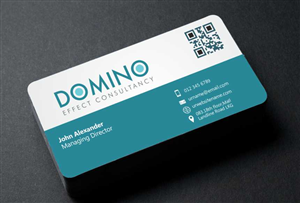 Business Card Design by AwsomeD for Domino Effect Consultancy | Design: #3635225