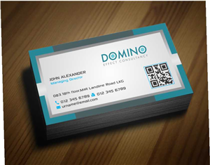 Business Card Design by AwsomeD for Domino Effect Consultancy | Design: #3635230