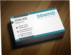 Business Card Design by AwsomeD for Domino Effect Consultancy | Design: #3635232