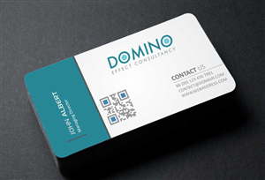 Business Card Design by AwsomeD for Domino Effect Consultancy | Design: #3635234