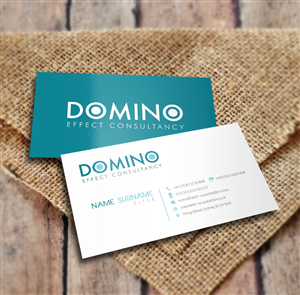 Business Card Design by a7mddz for Domino Effect Consultancy | Design: #3627593