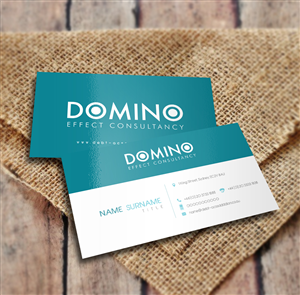 Business Card Design by a7mddz for Domino Effect Consultancy | Design: #3627602