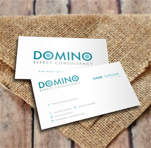 Business Card Design by a7mddz for Domino Effect Consultancy | Design: #3627608