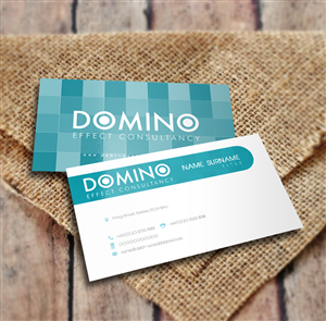 Business Card Design by a7mddz for Domino Effect Consultancy | Design: #3627620