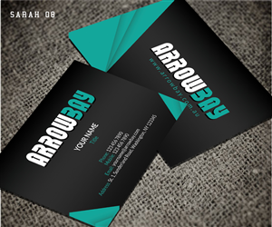 Business Card Design by Sarah Haroon for Arrowbay | Design: #3629914