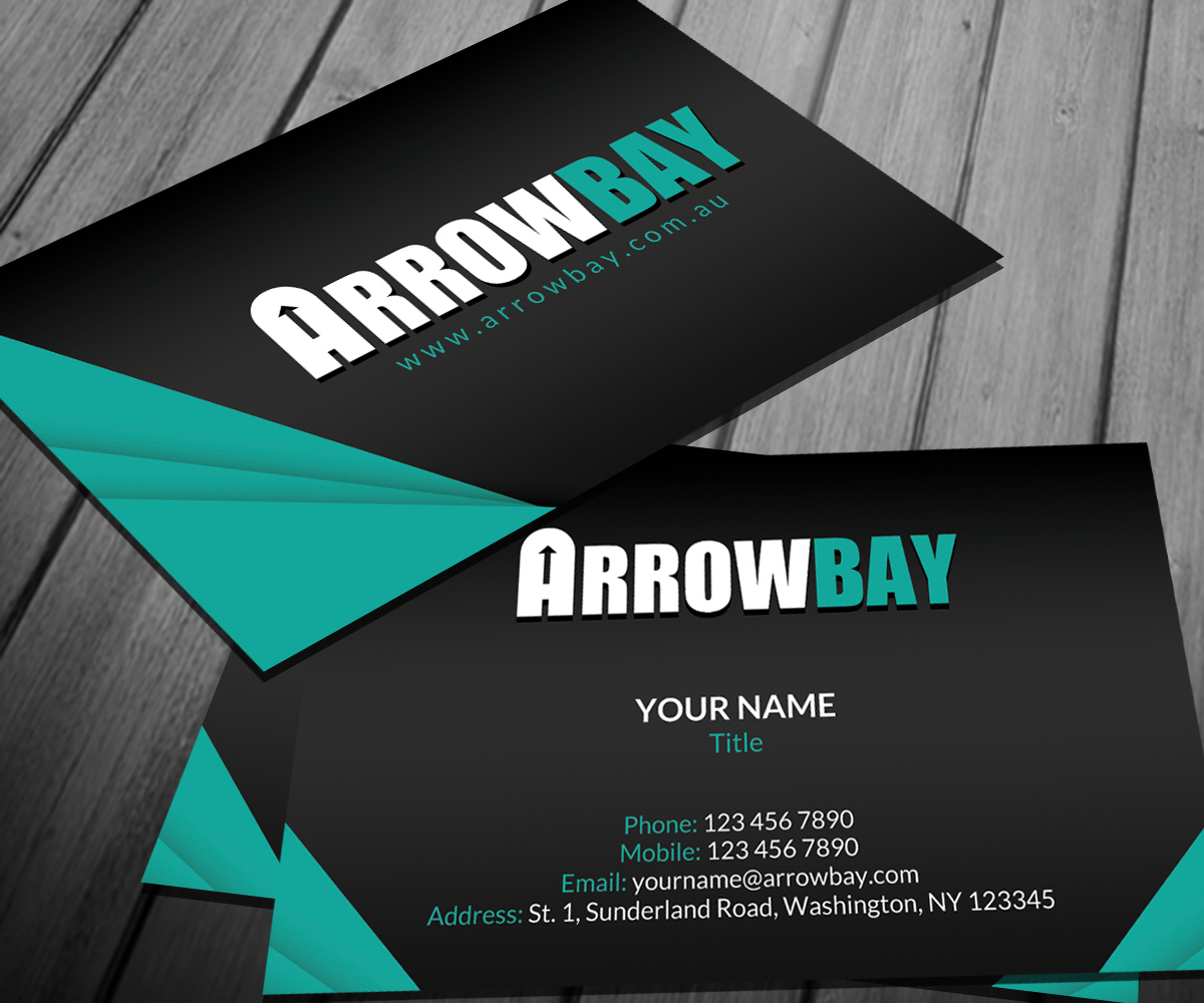 Business Card Design by Sarah Haroon for Arrowbay | Design #3632500