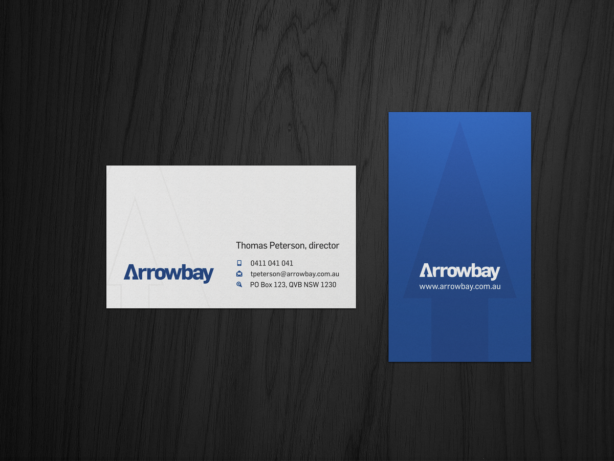 Business Card Design by HYPdesign for Arrowbay | Design #3628617