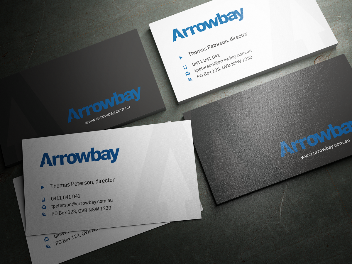 Business Card Design by HYPdesign for Arrowbay | Design #3629581