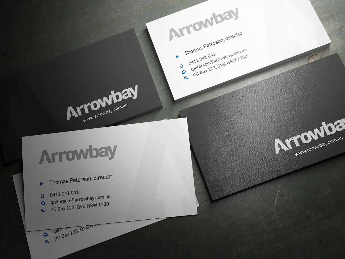 Business Card Design by HYPdesign for Arrowbay | Design #3629584